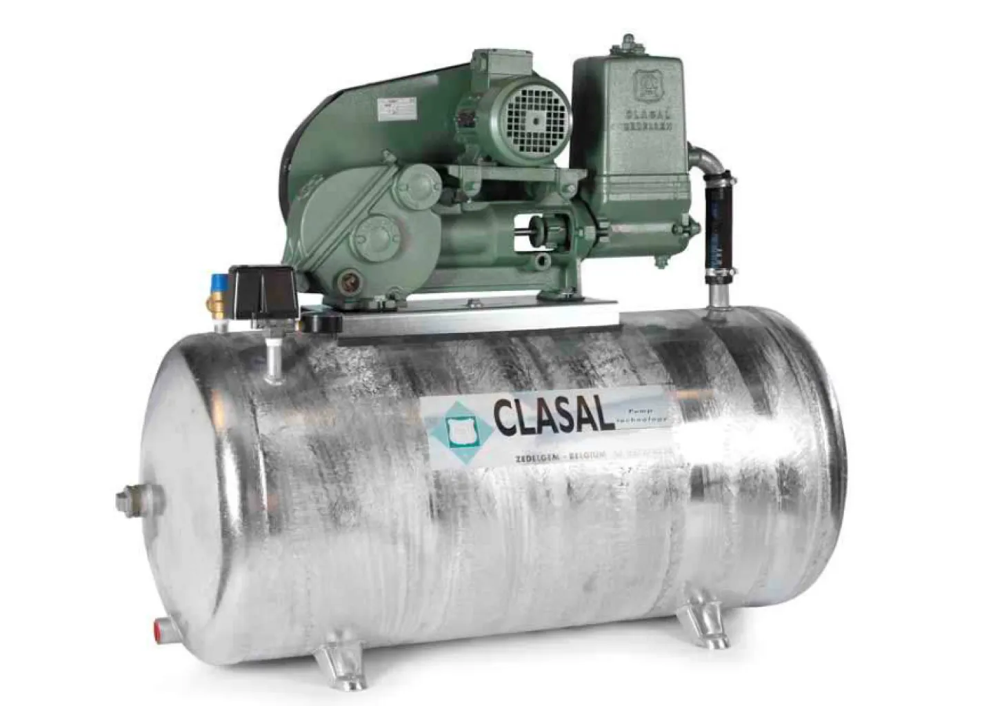 Kolbenpumpen Hauswasserwerk mit horizontaler Hercules-Pumpe und horizontalem Druckbehälter